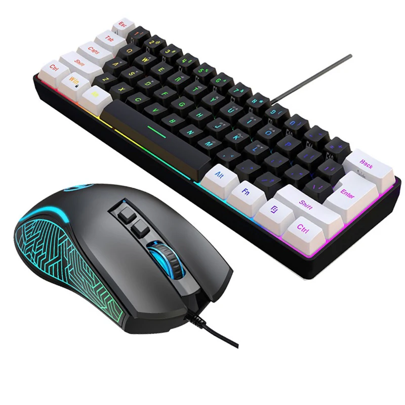 Gaming Keyboard And Mouse Combo Wireless - Kit Combo Tastiera e Mouse 60%