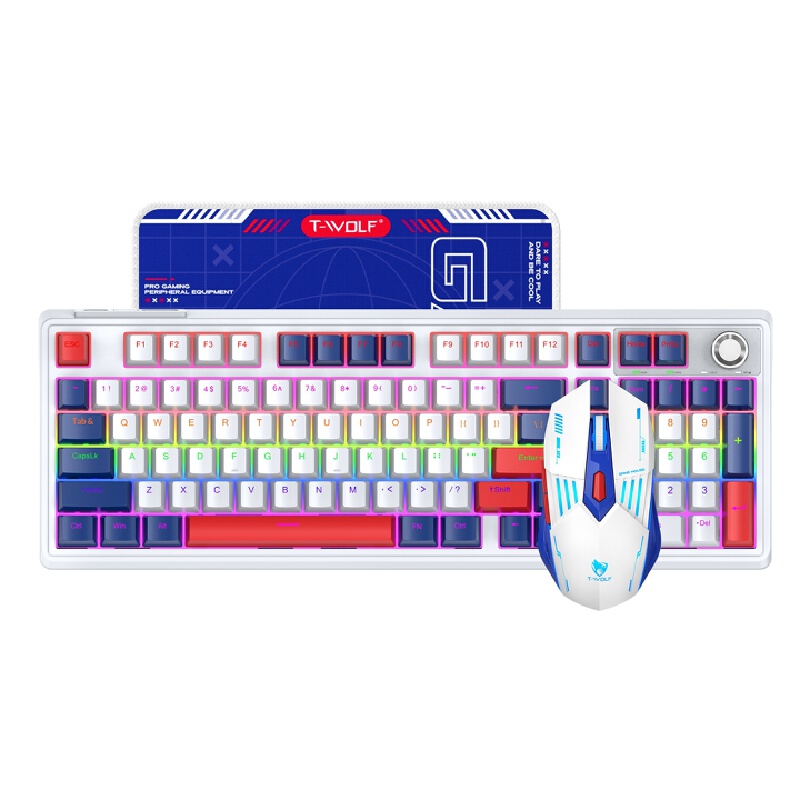Gaming Keyboard And Mouse Combo Wireless - Combo Tastiera Meccanica e Mouse RGB