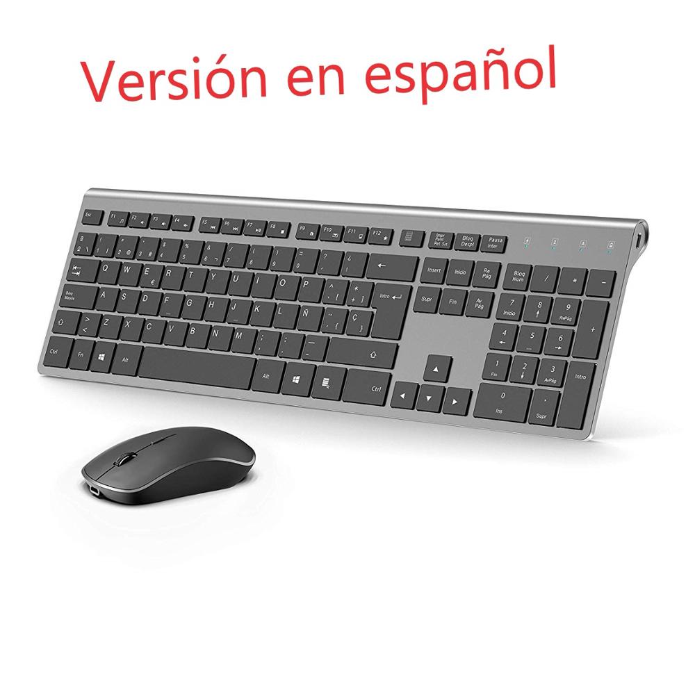 Gaming Keyboard And Mouse Combo Wireless - Set tastiera e mouse wireless Layout