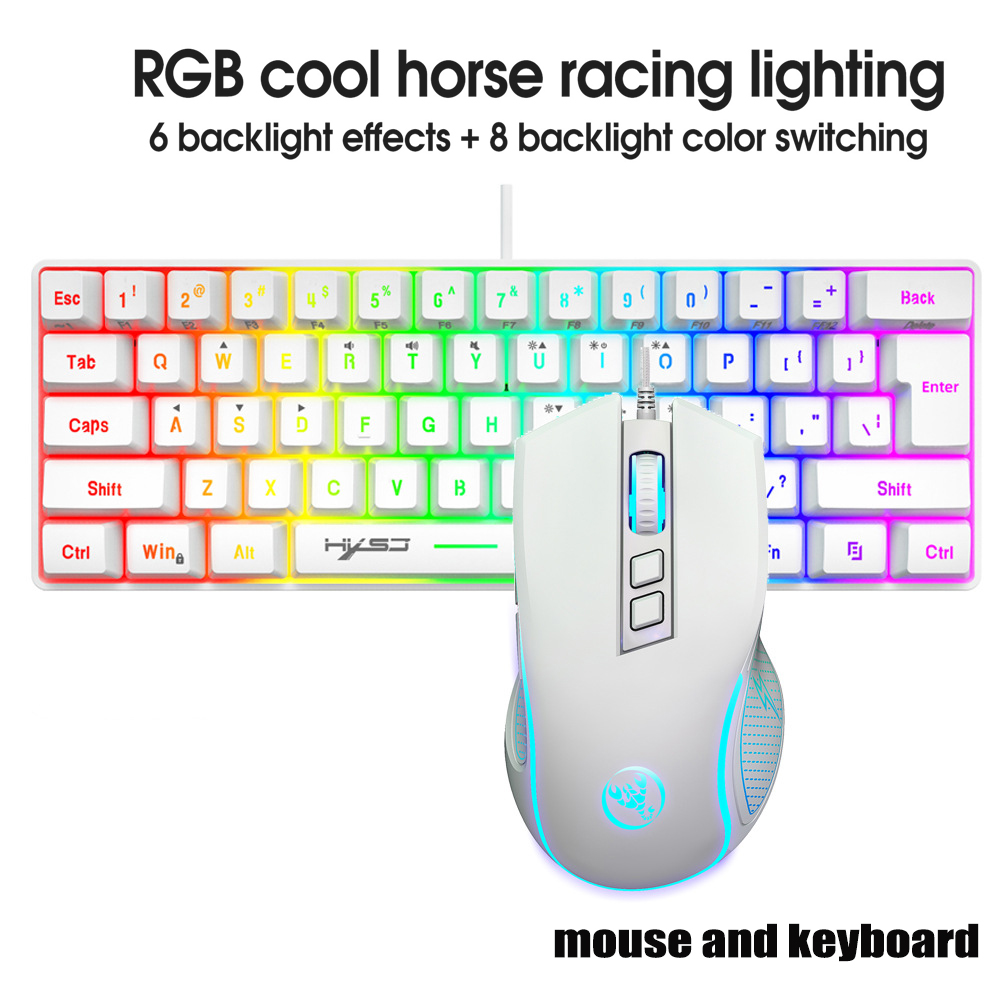 Gaming Keyboard Ergonomics - Kit Tastiera e Mouse da Gaming,