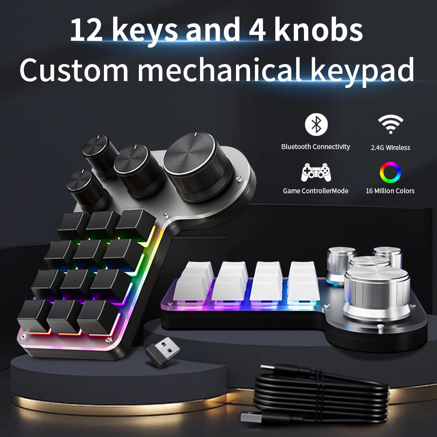 Gaming Keyboard 1 Hand - 3 modalità 12 tasti Tastiera meccanica