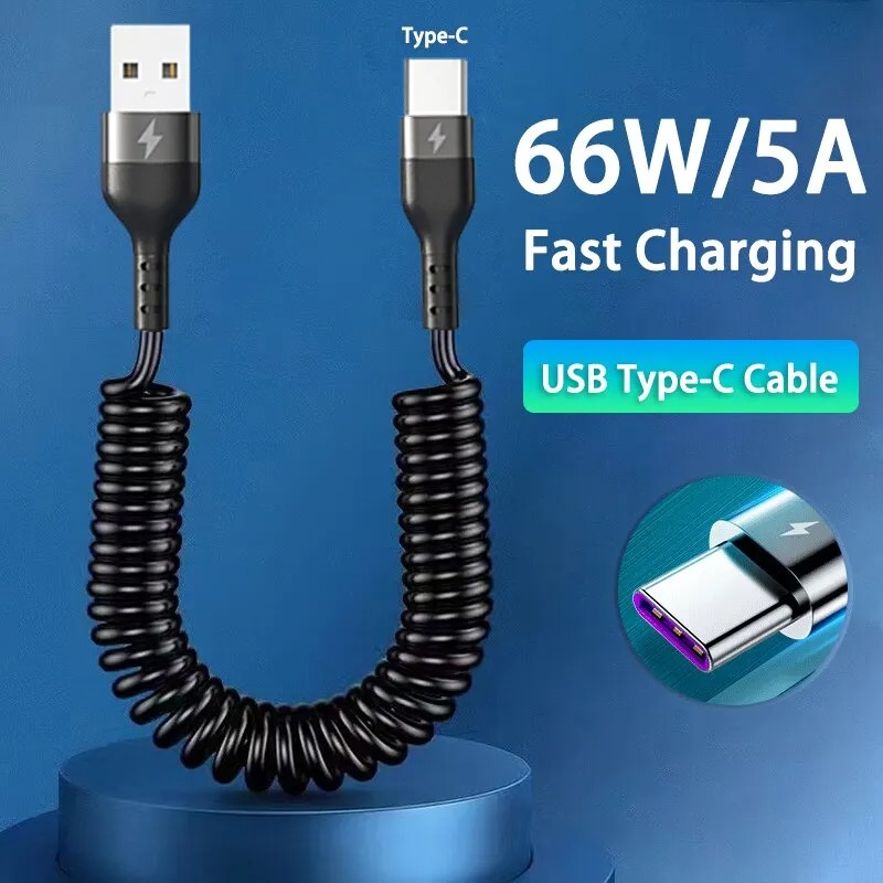 Coiled Usb Cable - Cavo USB C a USB C