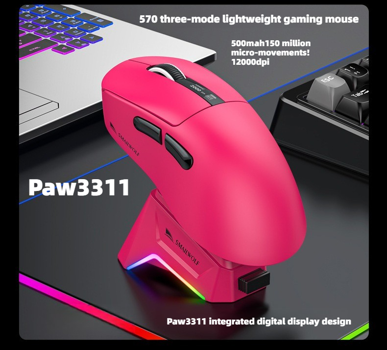 Gaming Keyboard 1 Hand - Mouse da Gaming Wireless Bluetooth RS7,