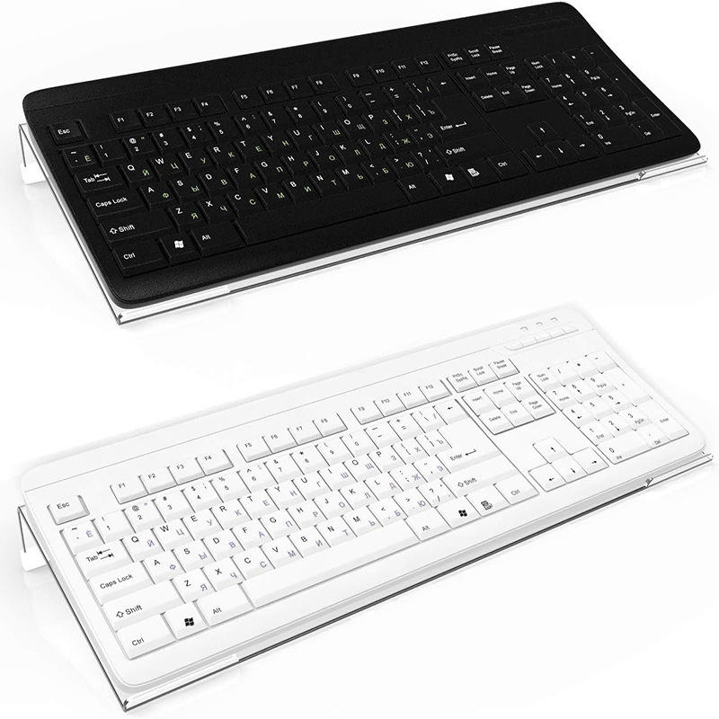 Gaming Keyboard Ergonomics - Supporto ergonomico trasparente in acrilico per