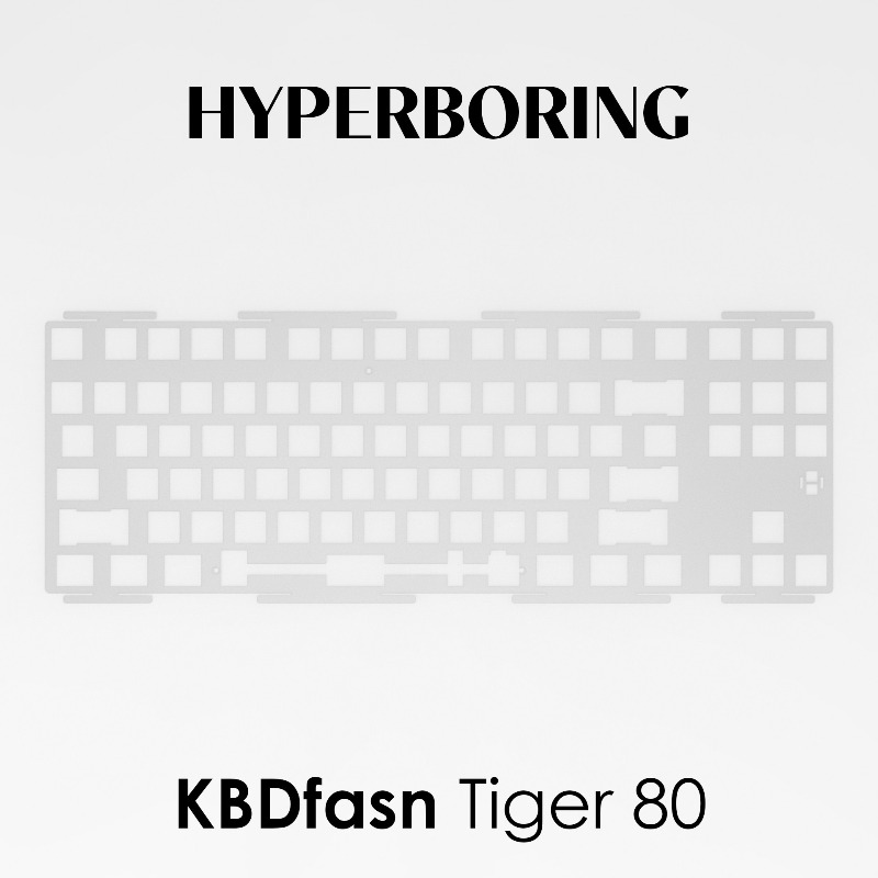 Gaming Keyboard Ergonomics - HYPERBORING Tiger80 Scheda di Posizionamento Tastiera
