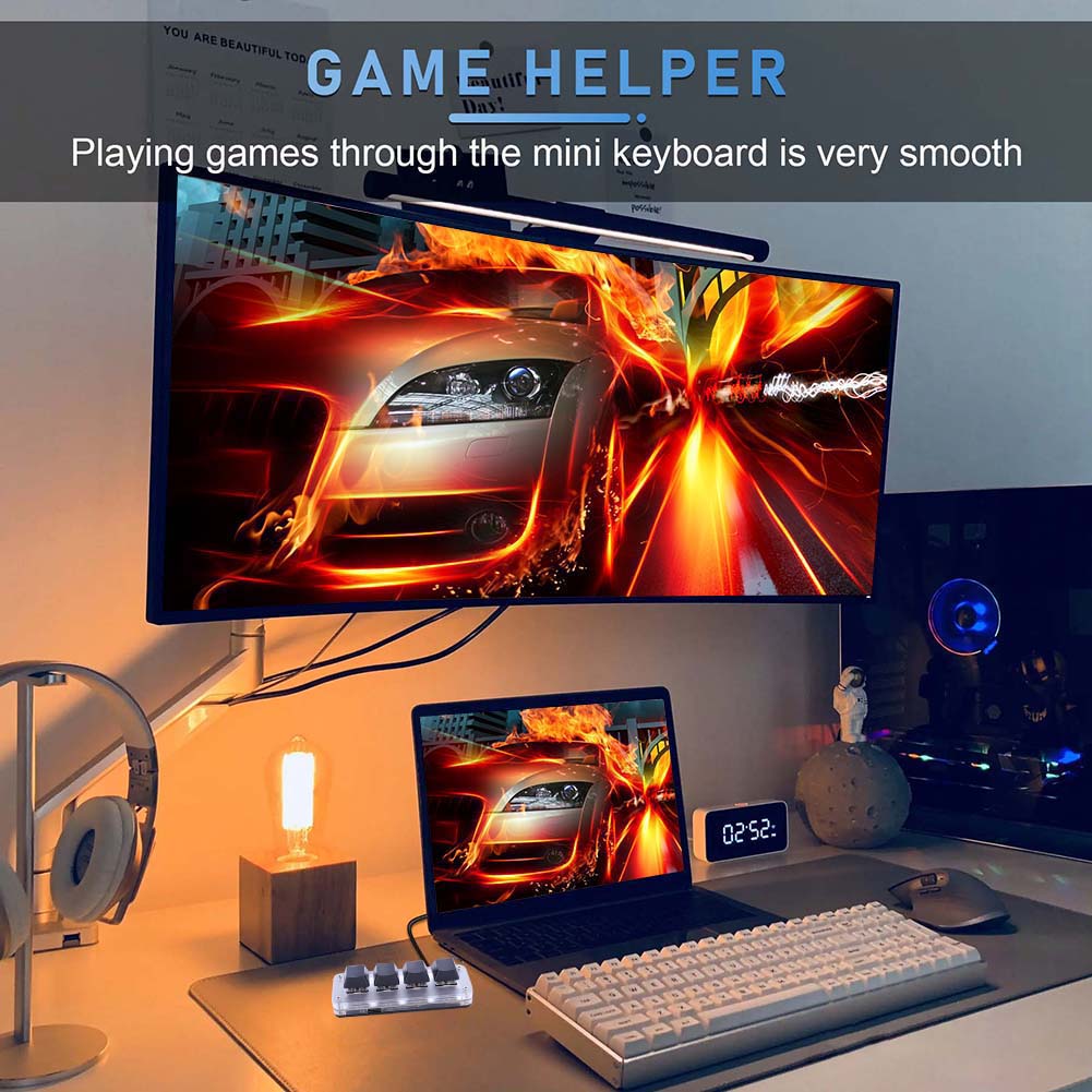 Gaming Keyboard 1 Hand - Tastierino Meccanico da Gaming con 3