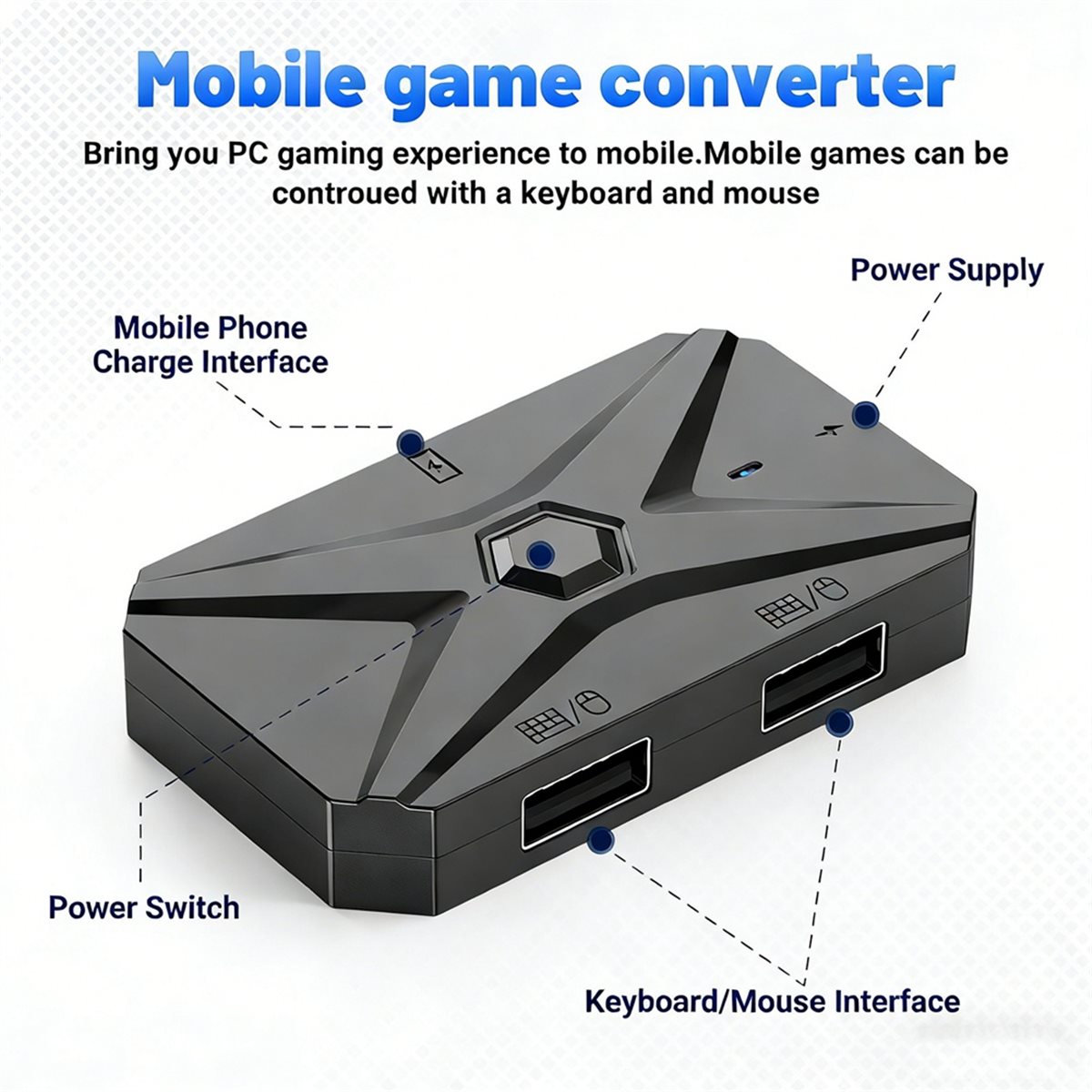 Kit Convertitore per Giochi Mo - Gaming Keyboard And Mouse Converter For Mobile recensione e prezzo