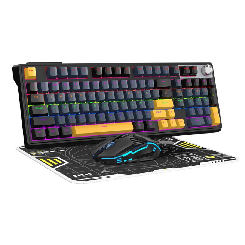 Combo Tastiera Meccanica e Mou - Gaming Keyboard And Mouse Combo Wireless recensione e prezzo