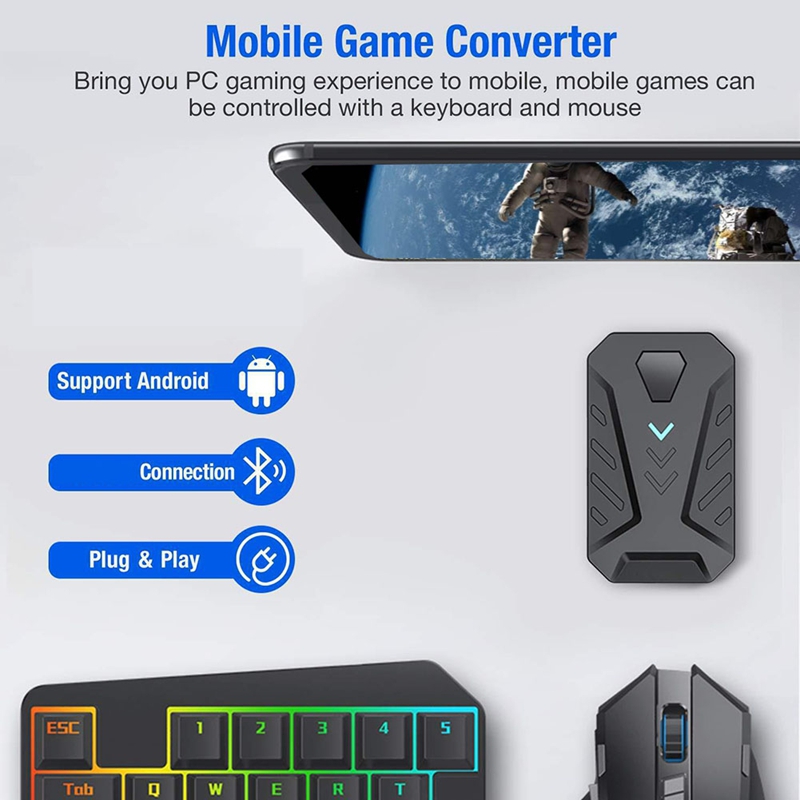 Convertitore Adattatore Portat - Gaming Keyboard And Mouse Converter For Mobile recensione e prezzo