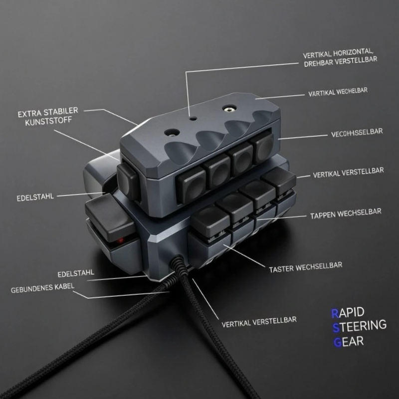 Tastiera da Gioco con Joystick - Gaming Keyboard 1 Hand recensione e prezzo