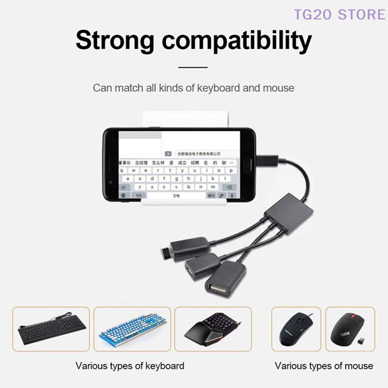 3 in1 Micro USB a 2 OTG 3 port - Gaming Keyboard Type C recensione e prezzo