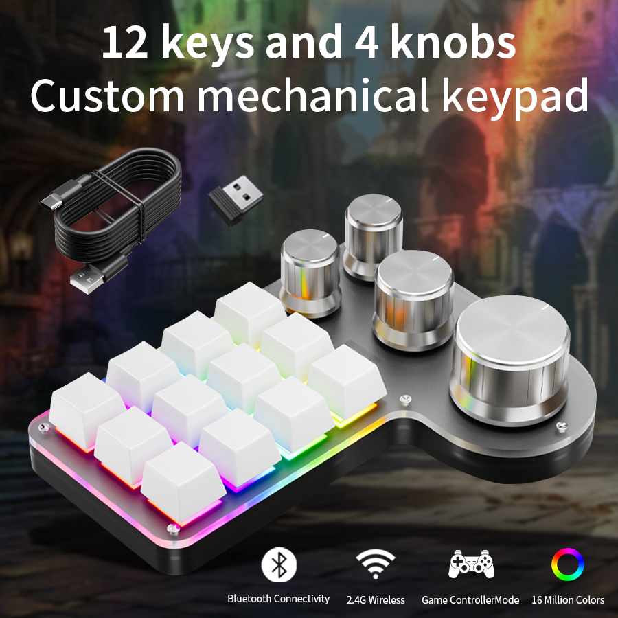 3 modalità 12 tasti Tastiera m - Gaming Keyboard 1 Hand recensione e prezzo