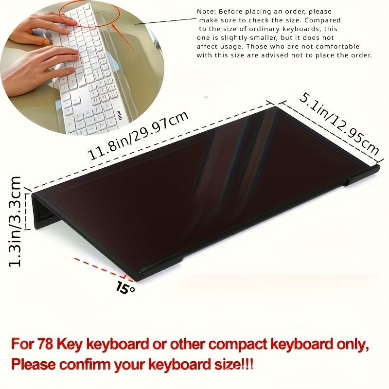 Supporto per tastiera in acril - Gaming Keyboard Ergonomics recensione e prezzo