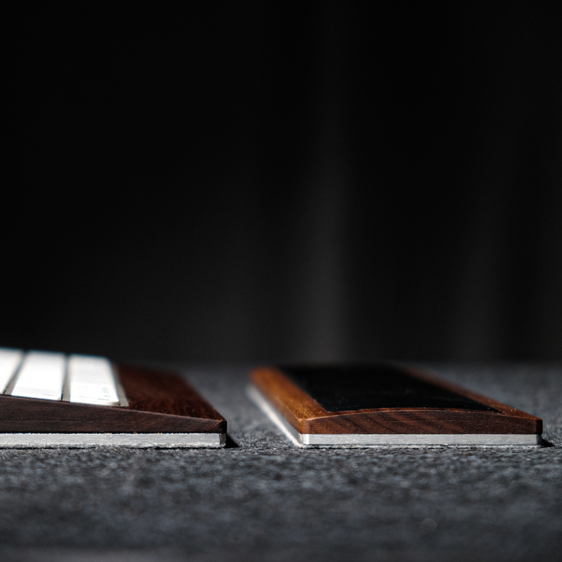 Poggiapolsi legnoso in pelle b - Gaming Keyboard Ergonomics recensione e prezzo