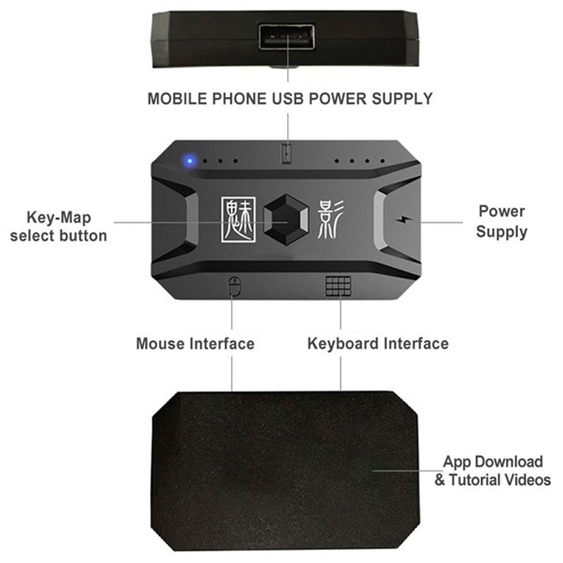 Gamepad Classic-5X Plug and Pl - Gaming Keyboard And Mouse Converter For Mobile recensione e prezzo
