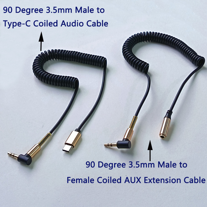 Cavo Audio Jack 3.5mm a 90 Gra - Coiled Usb Cable recensione e prezzo