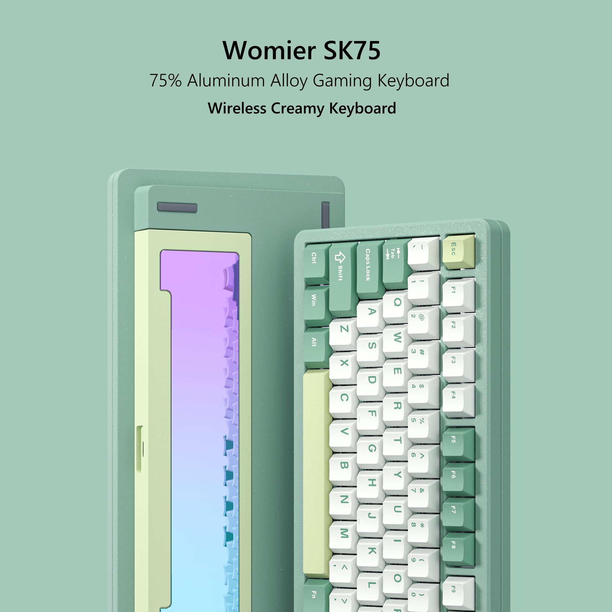 WOMIER SK75 Guarnizione per ta - Gaming Keyboard Bluetooth recensione e prezzo