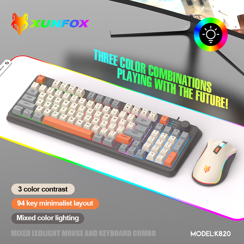 K820 Tastiera da gioco cablata - Gaming Keyboard And Mouse Combo Wireless recensione e prezzo
