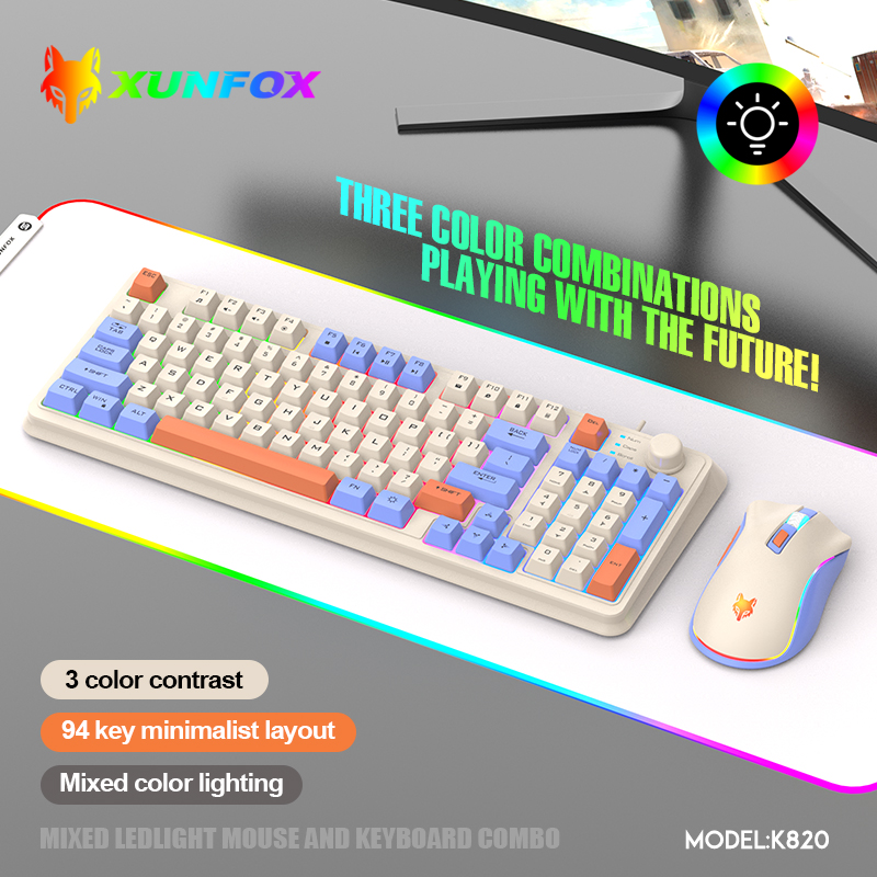 K820 Tastiera da gioco cablata - Gaming Keyboard And Mouse Combo Wireless recensione e prezzo