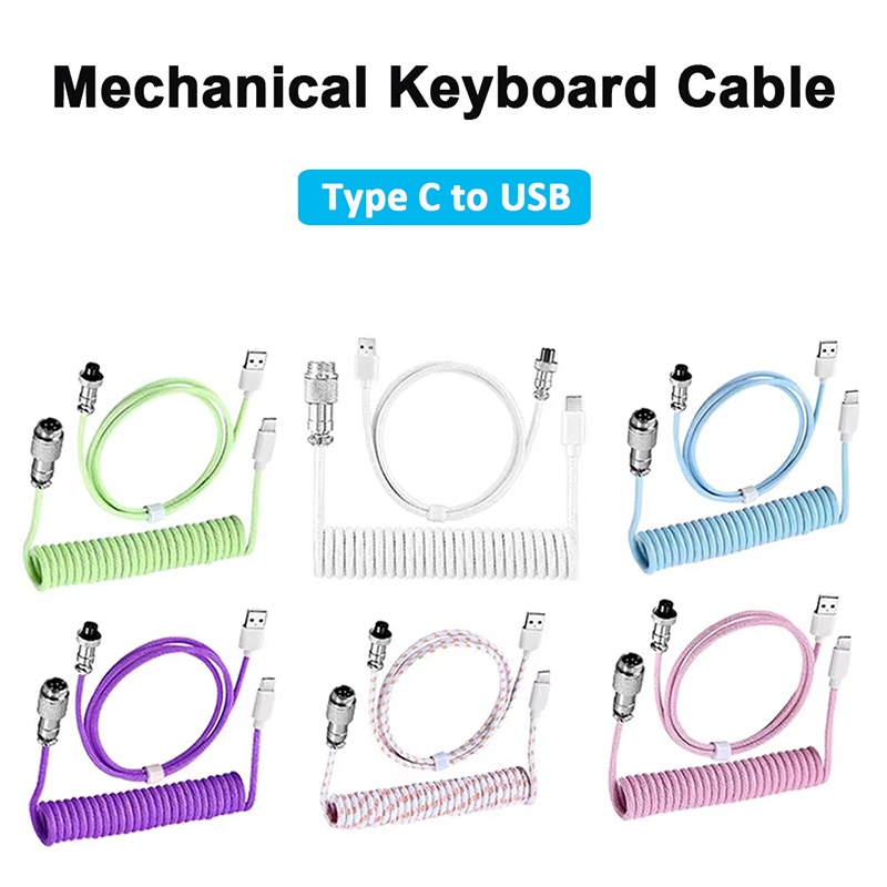 Cavo USB Type-C a spirale per  - Gaming Keyboard Type C recensione e prezzo