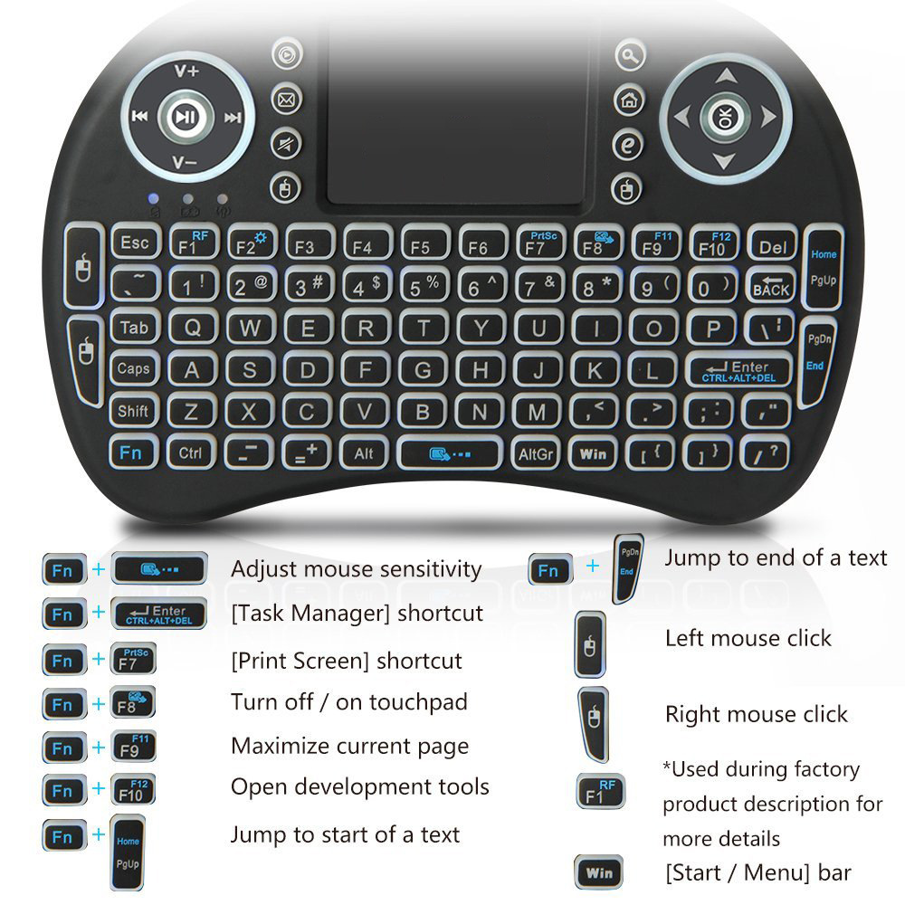 Mini tastiera wireless retroil - Gaming Keyboard And Mouse Combo Wireless recensione e prezzo