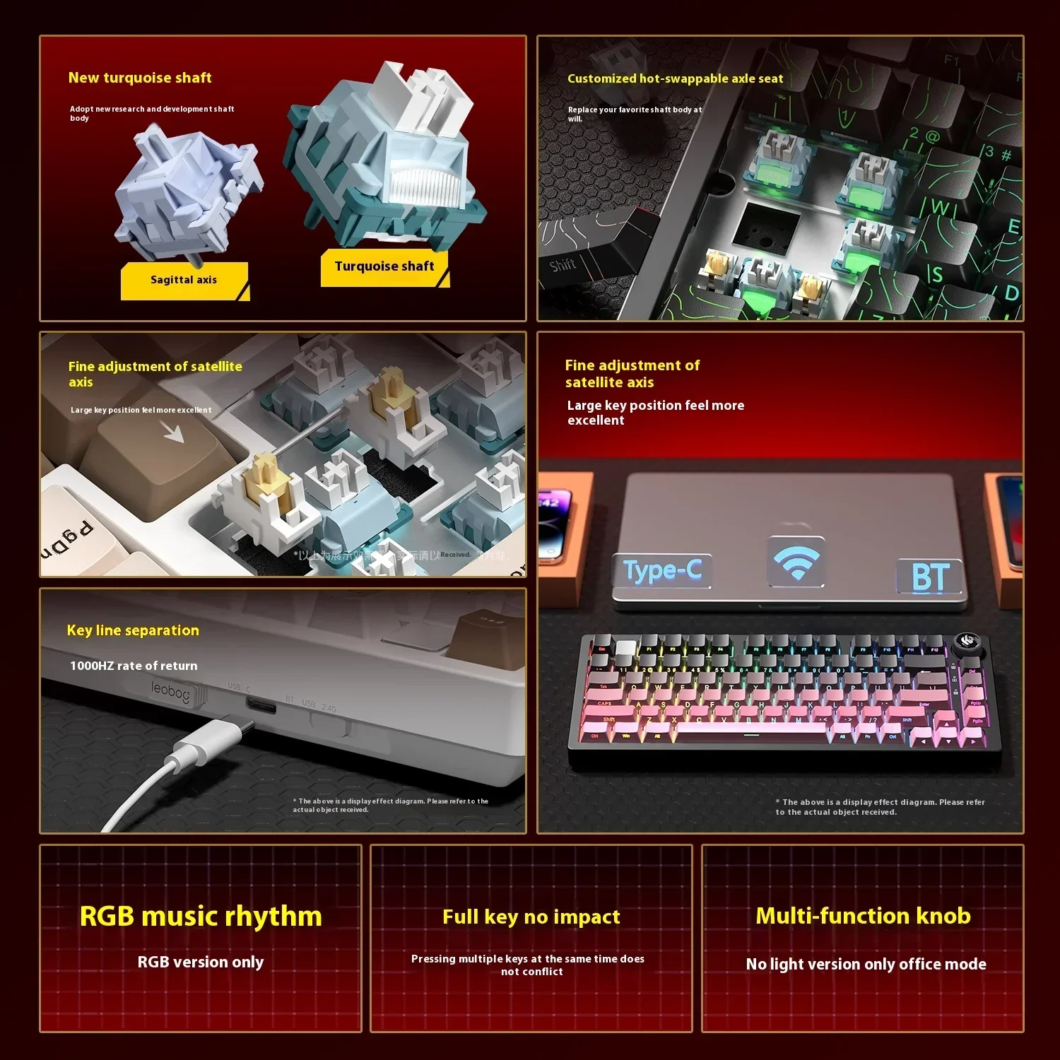 Leobog Hi75C Hi75 Hi75C Pro Ki - Gaming Keyboard Bluetooth recensione e prezzo