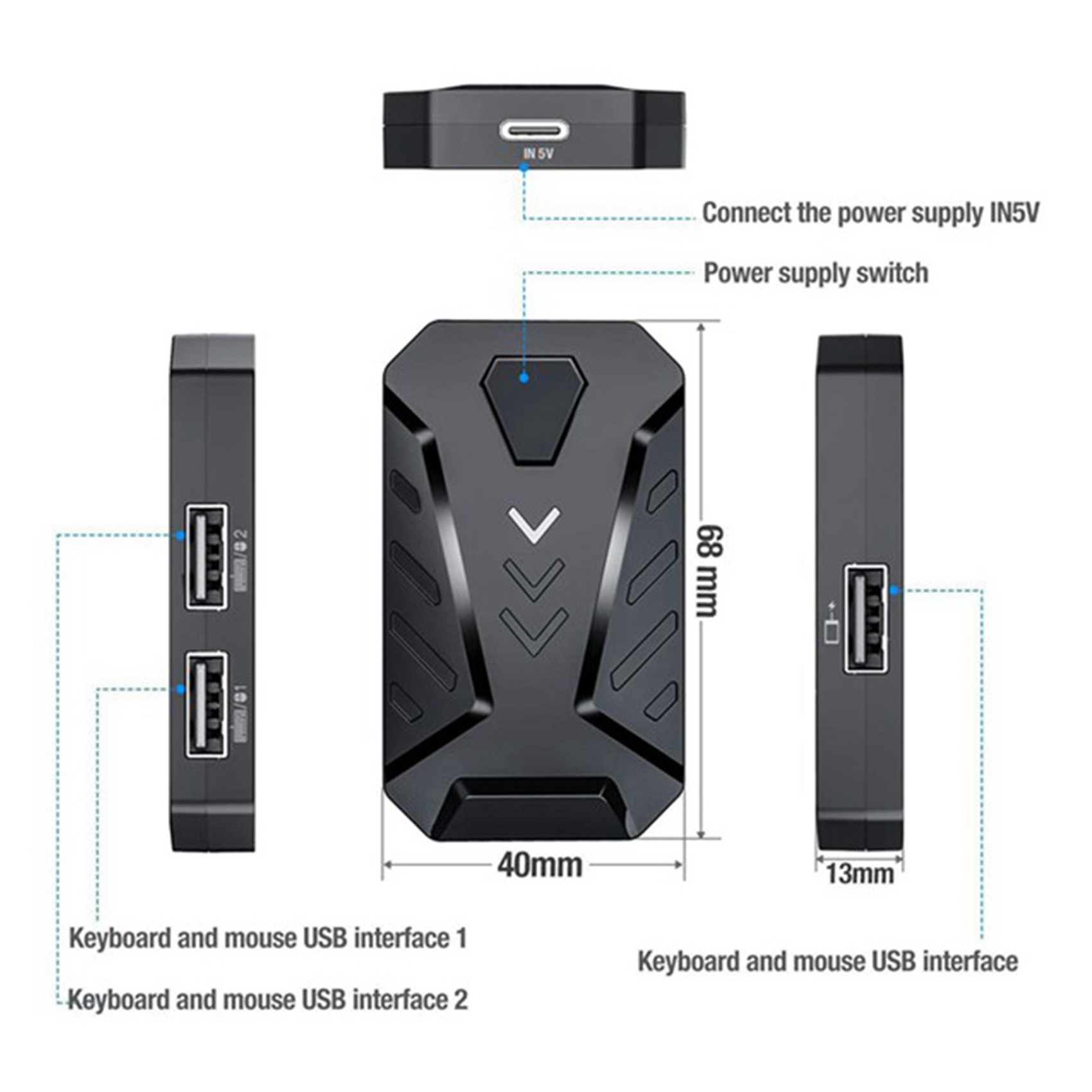 -A94Z Adattatore convertitore  - Gaming Keyboard And Mouse Converter For Mobile recensione e prezzo